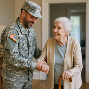 An extra hand assisting someone in need